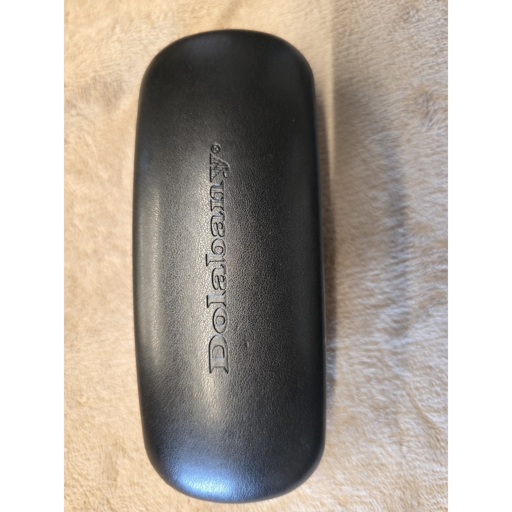 Dolabany Black Eyeglasses Clamshell Hard Case Back Hinge